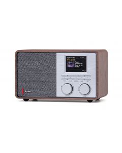 Pinell Supersound 201W - DAB+/Internet tafelradio - walnoothout